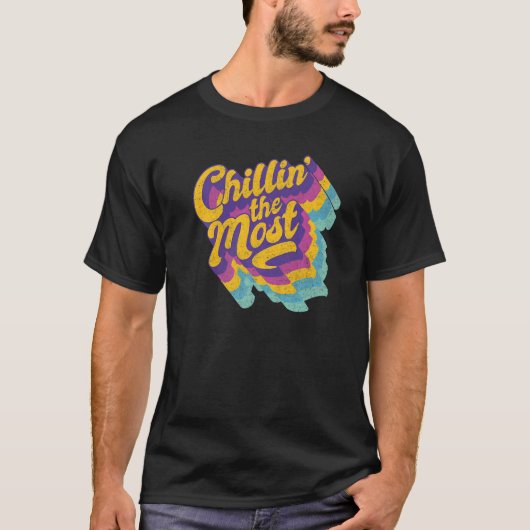 Chillin' de meest ontspannende zomervibes t-shirt (Voorkant)