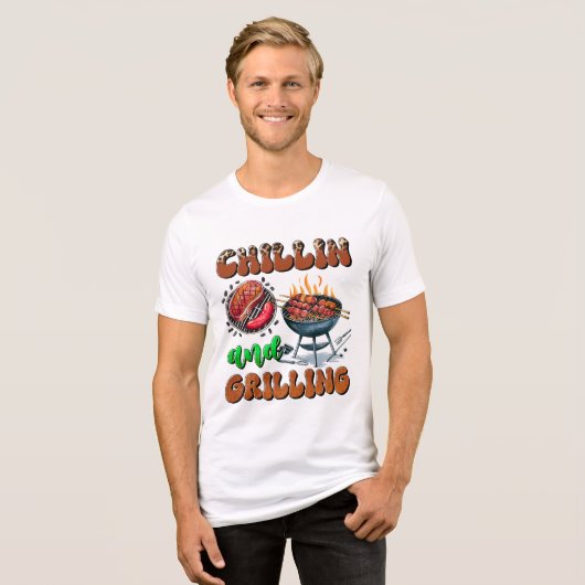 Chillin’ en Grillin’ T-shirt (Voorkant volledig)