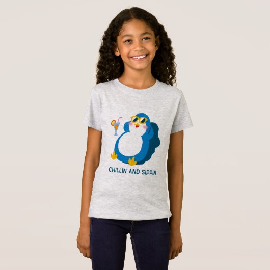 Chillin' en Sippin T-shirt (Voorkant volledig)