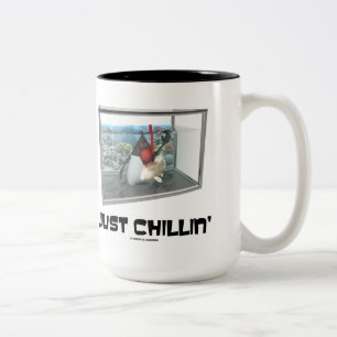 Chillin enkel (Tank van de Vissen van de Hertog Tweekleurige Koffiemok