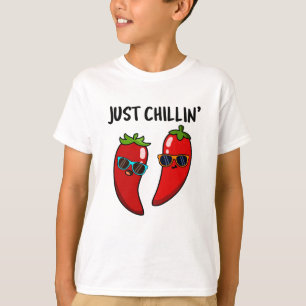 Chillin Funny Chili Peppers Pun T-shirt
