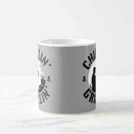 Chillin’ & Grillin’ Black Stamp Koffiemok