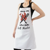 Chillin & Grillin personalized gift for dad . Schort (Insitu)