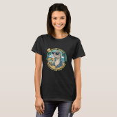 Chillin' Iguana Beach vibes en koude brouwsels gra T-shirt (Voorkant volledig)