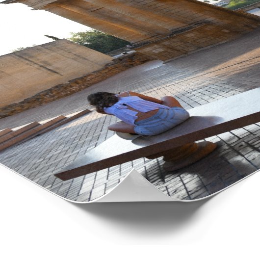 Chillin in Cordoba, Spanje Poster (Hoek)