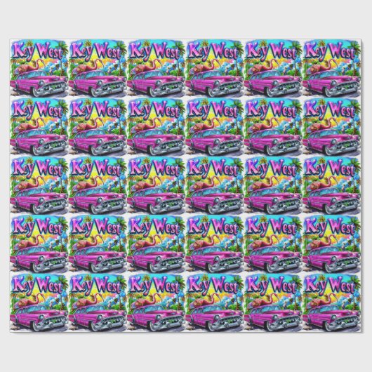 Chillin' in Key West, Florida Cadeaupapier (Vlak)