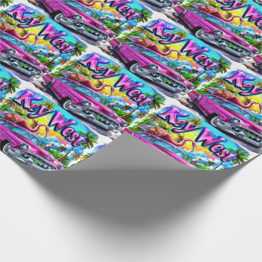 Chillin' in Key West, Florida Cadeaupapier (Hoek)