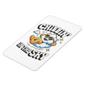 Chillin' in the Sky Cloud Ontwerp Fun Koelkast Magneet (Linkerzijde)