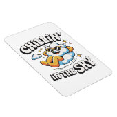 Chillin' in the Sky Cloud Ontwerp Fun Koelkast Magneet (Rechterzijde)