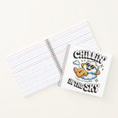 Chillin' in the Sky - Fun Cloud Design Spiral Notitieboek (Binnen)