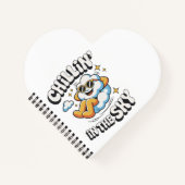 Chillin' in the Sky - Fun Cloud Design Spiral Notitieboek (Voorkant)