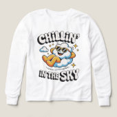 Chillin' in the Sky Retro Cloud Design voor de zom (Voorkant)