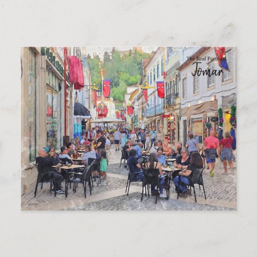Chillin in Tomar, Portugal Briefkaart (Voorkant)