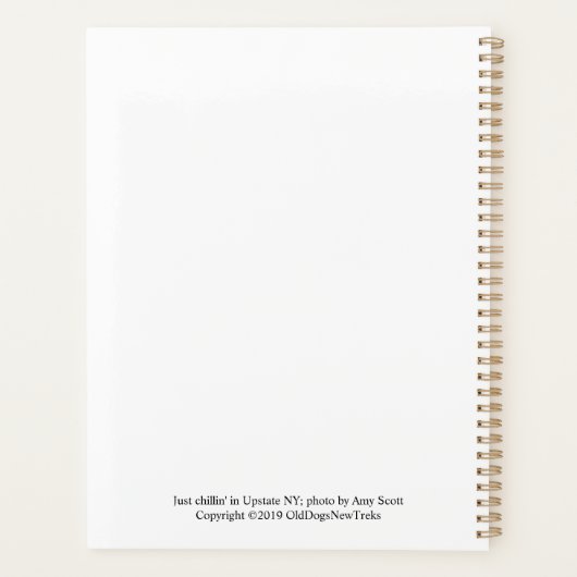 Chillin' in Upstate NY - Werken voor het weekend Planner (Achterkant)