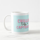 Chillin' Like a Capybara Grappige zomerse trendy Koffiemok (Links)