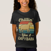 Chillin' Like A Capybara T-shirt (Voorkant)
