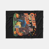 Chillin' Like A Felon Donald Trump Beter Bierbier  Fleece Deken (Voorkant (Horizontaal))