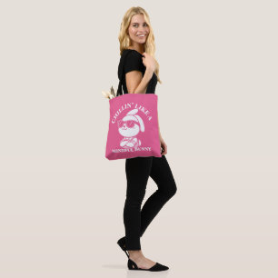 Chillin' Like A Mindful Bunny beroemd gemaakt door Tote Bag
