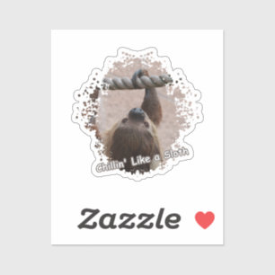 Chillin 'Like a Sloth Sticker