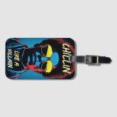 Chillin Like a Villain Bagage Label (Voorkant (horizontaal))