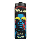 Chillin Like a Villain Thermal Tumbler Thermosbeker (Voorkant)