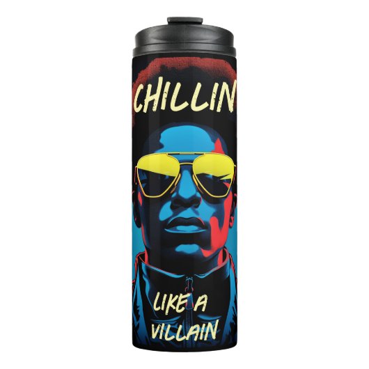 Chillin Like a Villain Thermal Tumbler Thermosbeker (Voorkant)