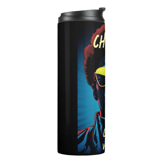 Chillin Like a Villain Thermal Tumbler Thermosbeker (Gedraaid links)