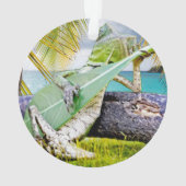 Chillin' Lizzard Ornament (achterkant)