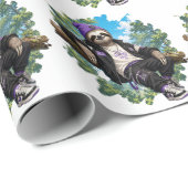 Chillin' Luiaard Inpakpapier (Rol Hoek)