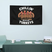 Chillin met cadeau voor mijn Thanksgiving van kalk Spandoek (Beurs)