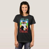 Chillin met de gekoelde Chinchilla T-shirt (Voorkant volledig)