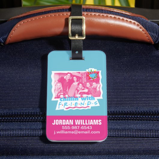 Chillin' met FRIENDS™ Bagagelabel (Voorkant Insitu 2)
