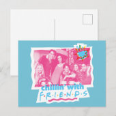 Chillin' met FRIENDS™ Briefkaart (Voorkant / Achterkant)