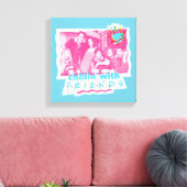 Chillin' met FRIENDS™ Canvas Afdruk (Insitu (Woonkamer))