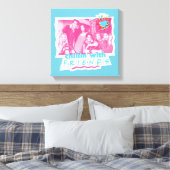 Chillin' met FRIENDS™ Canvas Afdruk (Insitu (Slaapkamer))