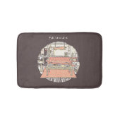 Chillin' met FRIENDS™ Cartoon Badmat (Voorkant)