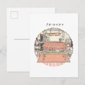 Chillin' met FRIENDS™ Cartoon Briefkaart (Voorkant / Achterkant)