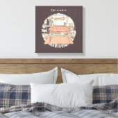 Chillin' met FRIENDS™ Cartoon Canvas Afdruk (Insitu (Slaapkamer))