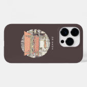 Chillin' met FRIENDS™ Cartoon Case-Mate iPhone Case (Achterkant (horizontaal))