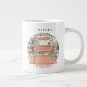 Chillin' met FRIENDS™ Cartoon Grote Koffiekop (Rechts)