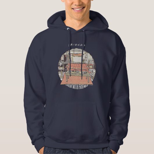 Chillin' met FRIENDS™ Cartoon Hoodie (Voorkant)