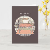 Chillin' met FRIENDS™ Cartoon Kaart (Gele Bloem)