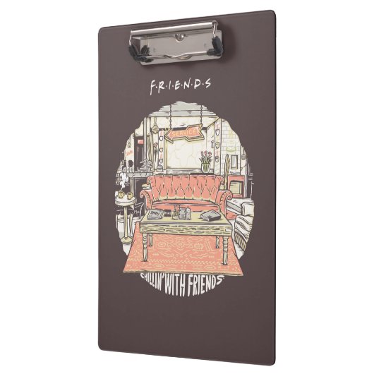 Chillin' met FRIENDS™ Cartoon Klembord (Links)