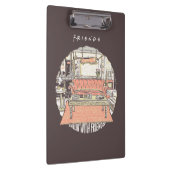 Chillin' met FRIENDS™ Cartoon Klembord (Rechts)