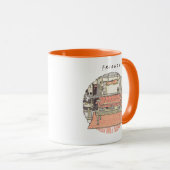 Chillin' met FRIENDS™ Cartoon Mok (Voorkant rechts)