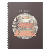 Chillin' met FRIENDS™ Cartoon Notitieboek (Voorkant)