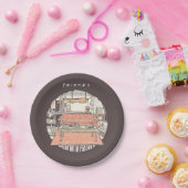 Chillin' met FRIENDS™ Cartoon Papieren Bordje (Feest)