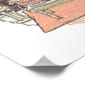 Chillin' met FRIENDS™ Cartoon Poster (Hoek)