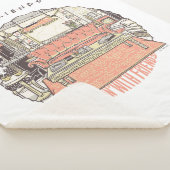 Chillin' met FRIENDS™ Cartoon Sherpa Deken (3/4)