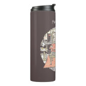 Chillin' met FRIENDS™ Cartoon Thermosbeker (Gedraaid links)